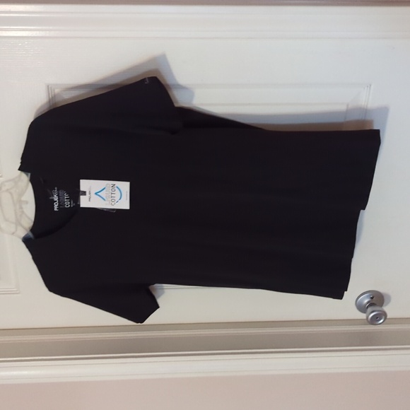 NWT PROJEK RAW LIQUID COTTON V-NECK BLACK - Picture 3 of 7